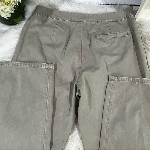 J. Crew Vintage 90s Straight Leg High Waist Ankle Distressed Khaki Chinos 8P - Picture 9 of 15